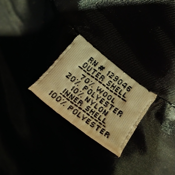 Small Cropped Plaid Wool Jacket w/ Asymmetric Zip - Picture 5 of 5